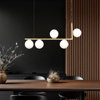 Осветително тяло Abajur MAT 5xE27 Nordic Glow GOLD