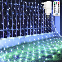 LED инсталация Перде Мрежа 160 LED 2x2m Различни Цветове