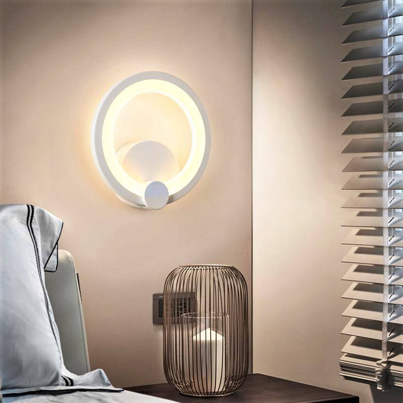 LED аплик Round бял с 3 вида светлина, еквивалент 120W