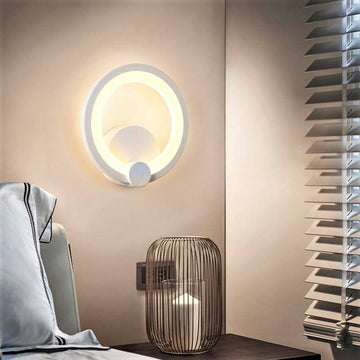 LED аплик Round бял с 3 вида светлина, еквивалент 120W