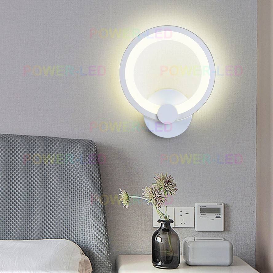LED аплик 16W ROUND Бял 3 функции Еквивалент 150W