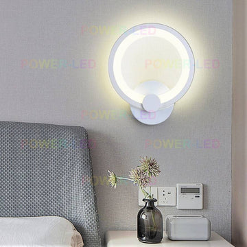LED аплик 16W ROUND Бял 3 функции Еквивалент 150W