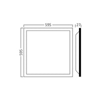 LED панел 50 W, 60 × 60 cm, IP40, 6500 K, Slim Backlight