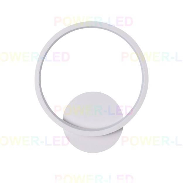LED аплик 28W ROUND Бял Slim 3 функции