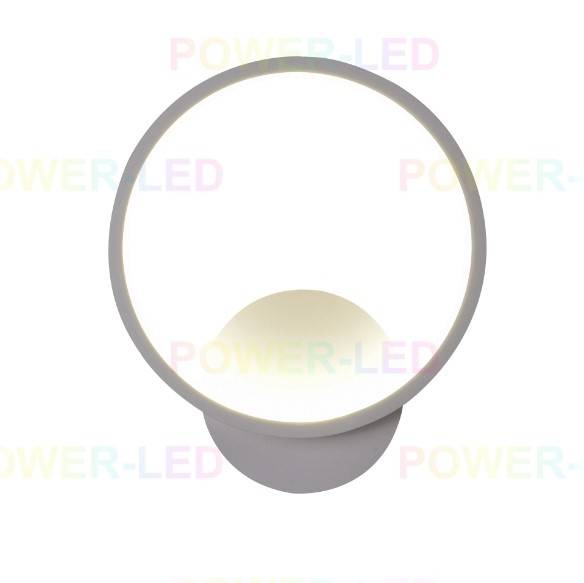 LED аплик 28W ROUND Бял Slim 3 функции