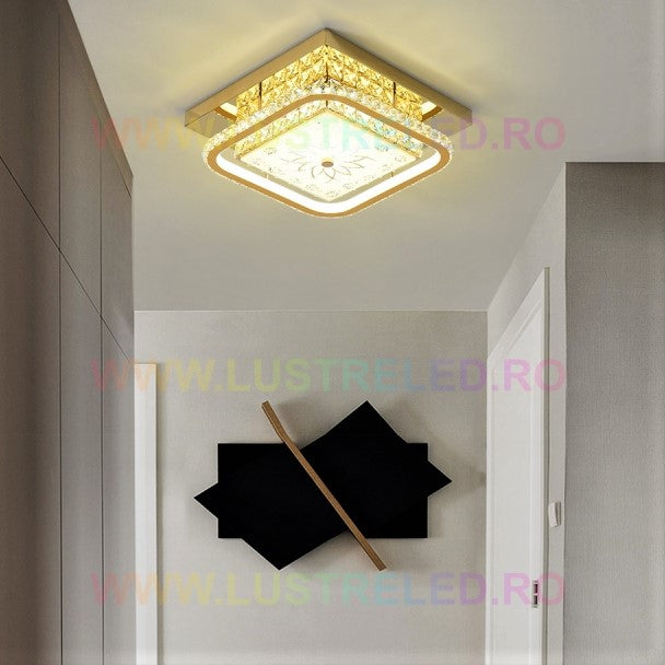 LED осветително тяло 60W ROYAL SQUARE Gold еквивалент 300W