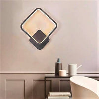 LED аплик 28W DIAMOND черен Slim 3 функции