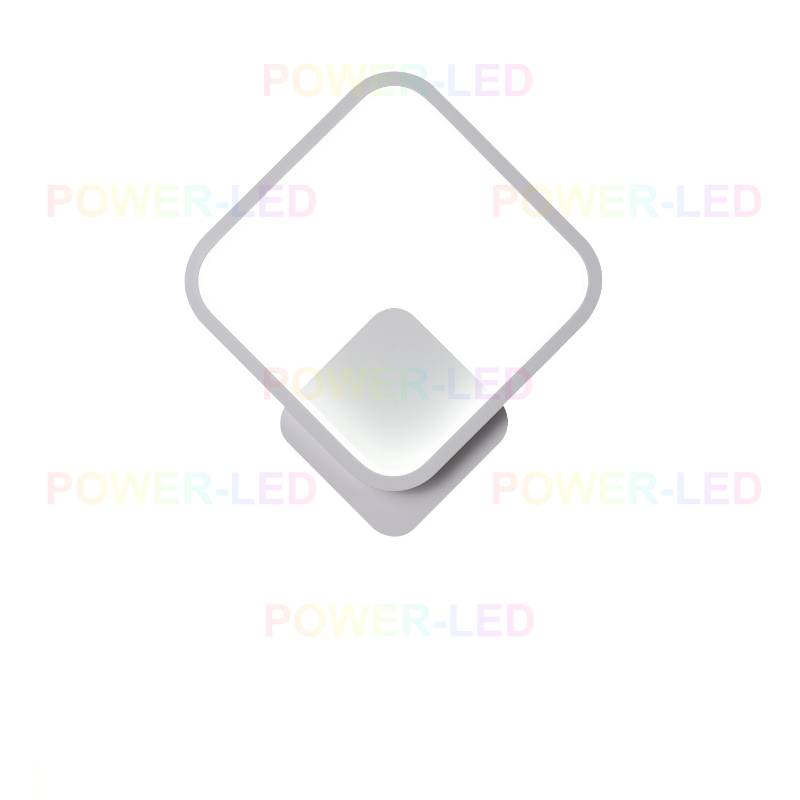 LED аплик 28W DIAMOND Бял Slim 3 функции