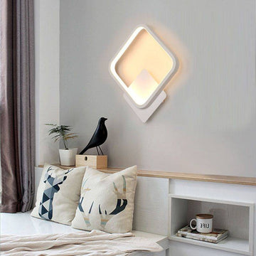 LED аплик 28W DIAMOND Бял Slim 3 функции