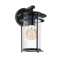 Aplica Exterior Tip Felinar VALDEO Black Eglo NEAGRA / APLICA PERETE Wall Light Fixtures