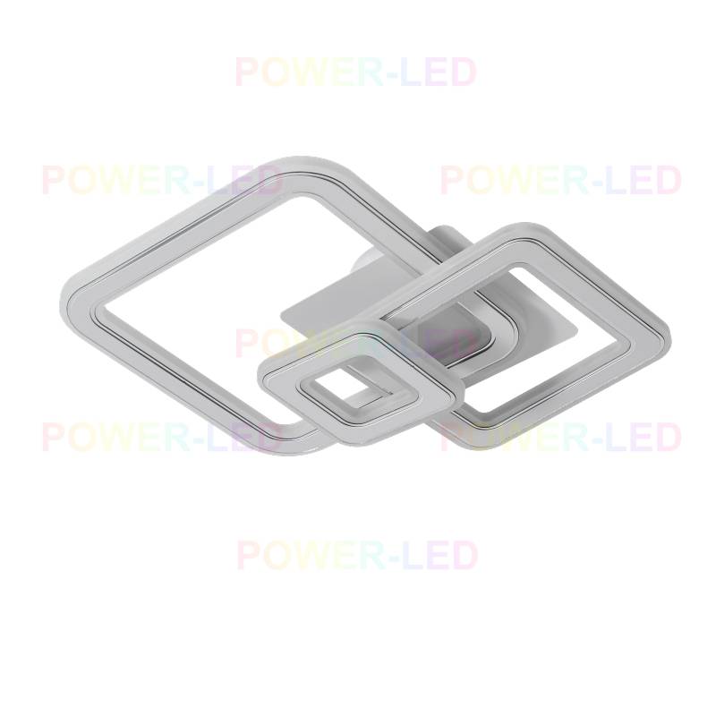LED осветително тяло SQUARES Бяло 3 функции Еквивалент 300W