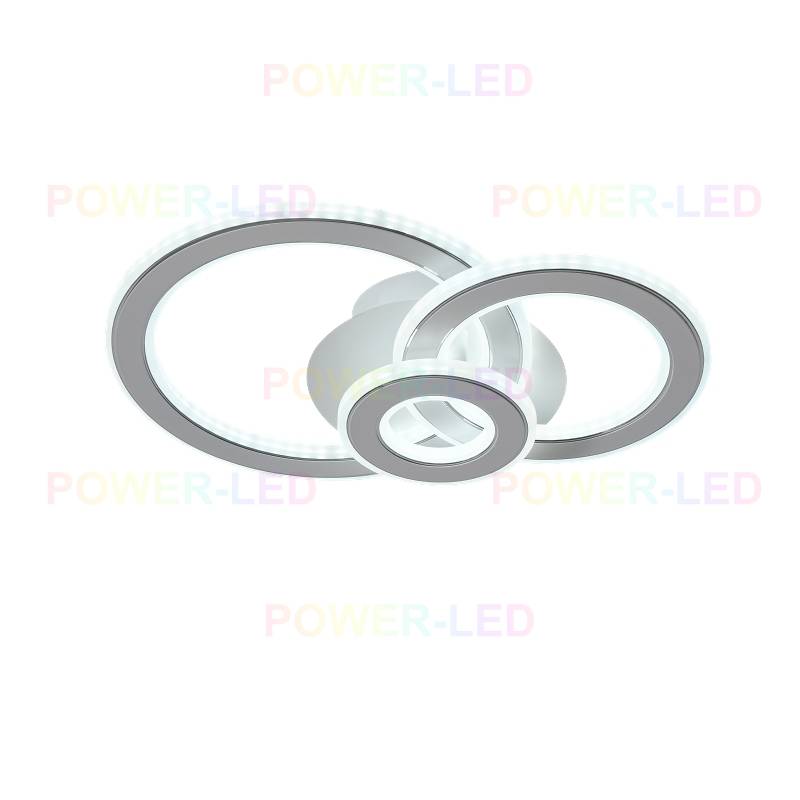 LED осветително тяло RINGS Бяло 3 функции Еквивалент 300W