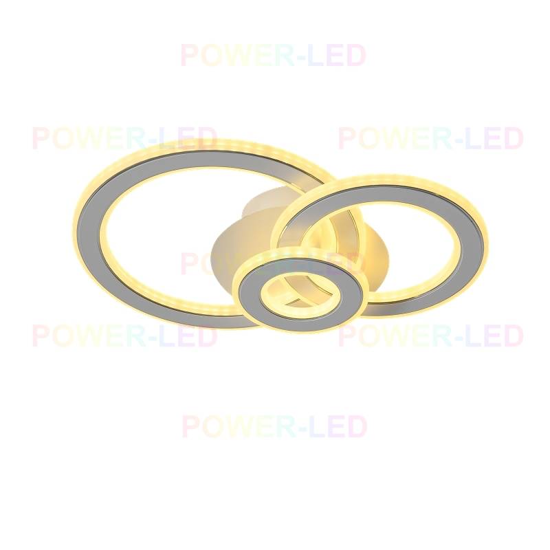 LED осветително тяло RINGS Бяло 3 функции Еквивалент 300W