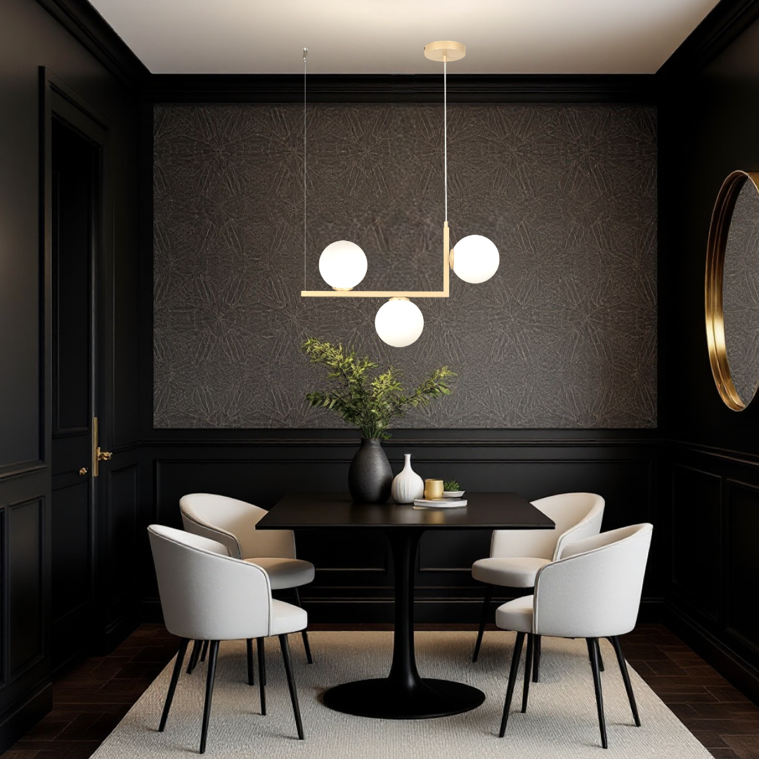 Осветително тяло Abajur MAT 3xE27 Nordic Glow GOLDEN