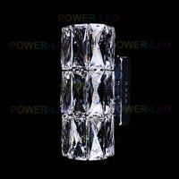 LED аплик 24W кристал цилиндър 22cm