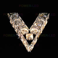 LED аплик 12W кристал V Shape