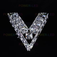 LED аплик 12W кристал V Shape