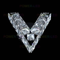 LED аплик 12W кристал V Shape