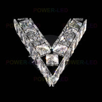 LED аплик 12W кристал V Shape