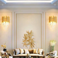 Aplica Perete Cristal Glory Aurie Wall Light Fixtures