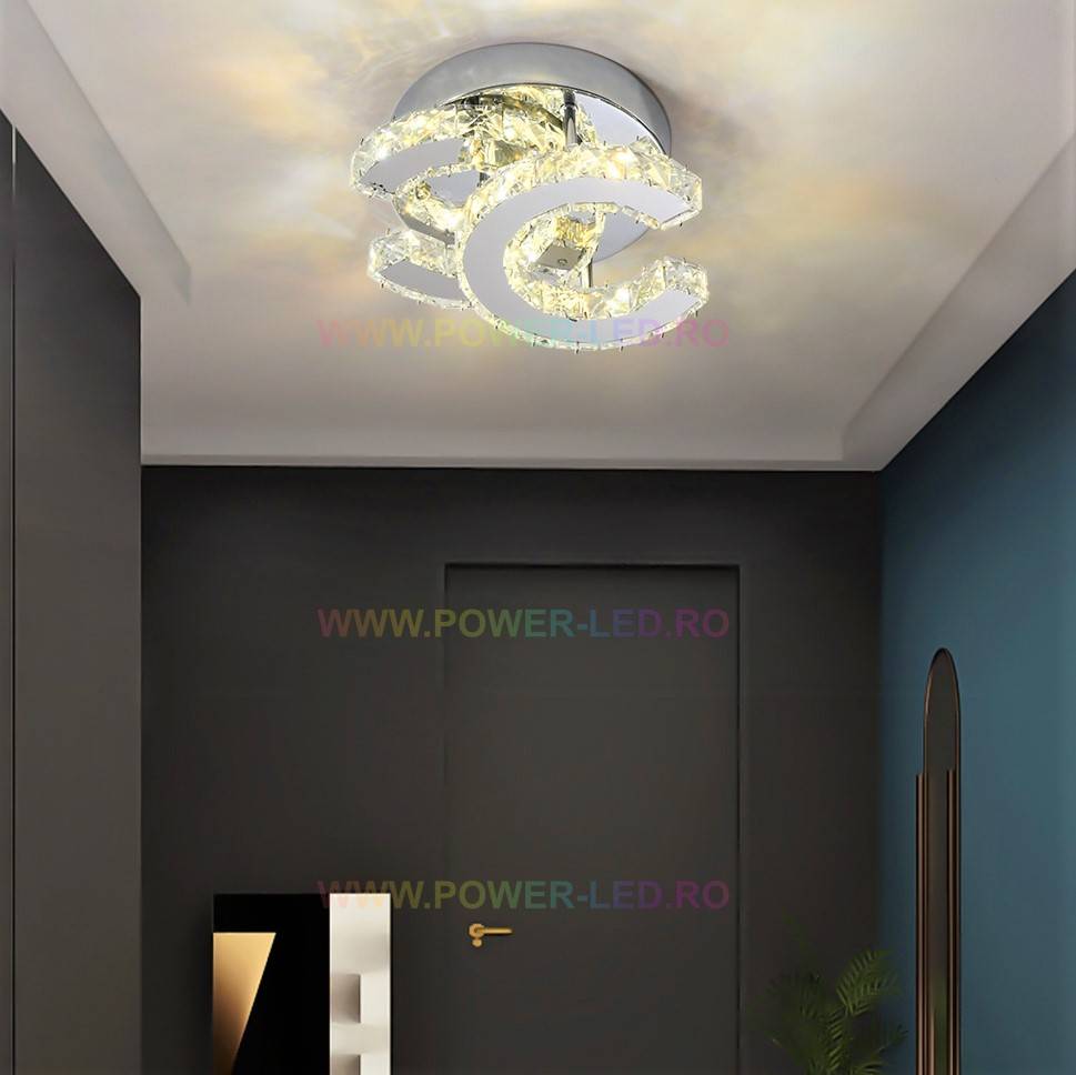 Осветително тяло LED CRISTAL Double C Еквивалент 200W