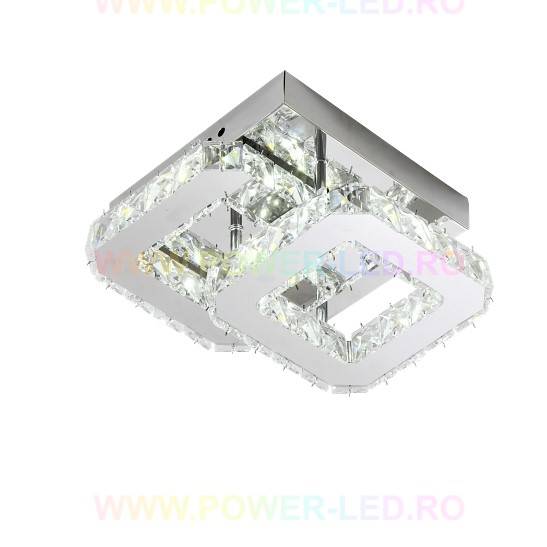 LED осветително тяло CRISTAL Double Square Еквивалент 200W