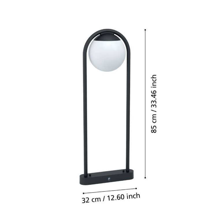 Орнаментален градински стълб LED 28W PRATA VECCHIA 85CM 98733