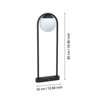 Орнаментален градински стълб LED 28W PRATA VECCHIA 85CM 98733