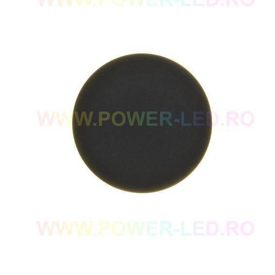 LED аплик 22W 20cm кръгъл черна с тъч контрол