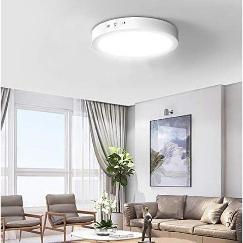 LED спот 18W Кръгъл Бял / ⌀205mm / Повърхностен