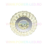 LED аплик 56W кръгъл кристал