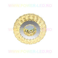 LED аплик 56W кръгъл кристал