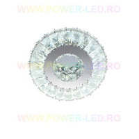 LED аплик 56W кръгъл кристал