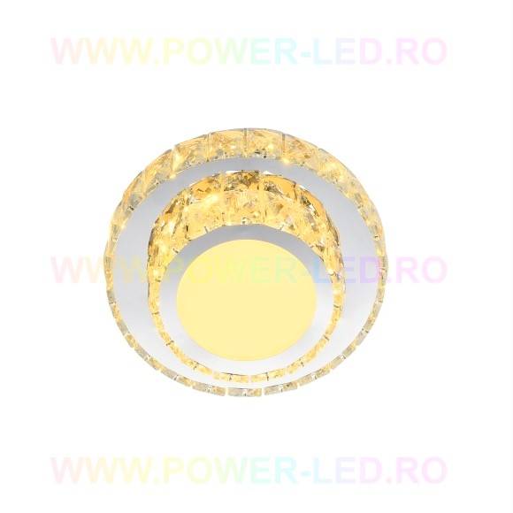 LED аплик 72W MAT Кръгъл Кристал