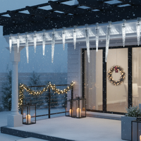 LED инсталация висулки PREMIUM Coldvale 160 LED 2.7m Бял кабел IP44