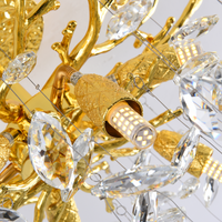 Lustra LED Gold 6XG9 KLARA AURIE / MINIMALIST DESIGN Lighting Fixtures