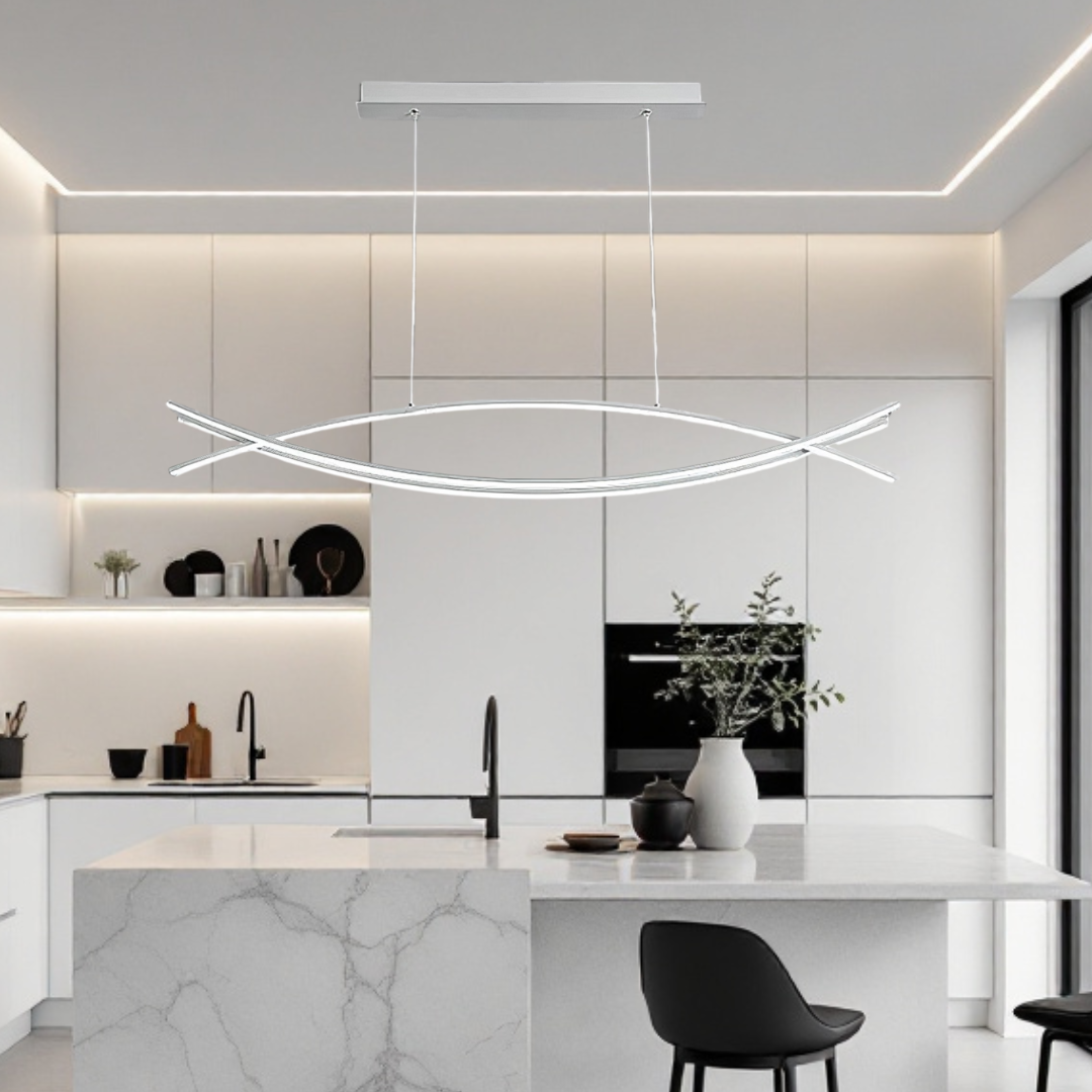 LED осветително тяло висящо 80W OFFICE WHITE с дистанционно, еквивалент 500W