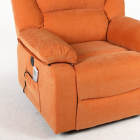 Fotoliu cu Masaj și Încălzire Recliner Electric Portocaliu FOTOLIU CU MASAJ/RECLINER/INCALZIRE / Portocaliu Chairs