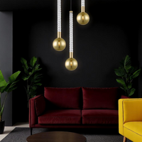Осветително тяло висящо Luxury Gold Mida