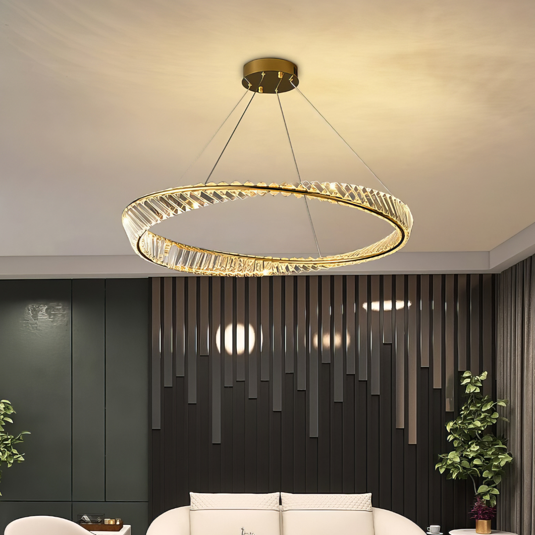 LED осветително тяло Cristal EnVogue, висящо, с дистанционно управление