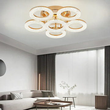 LED осветително тяло Golden CIRCLE 5+1 Еквивалент 800W Дистанционно