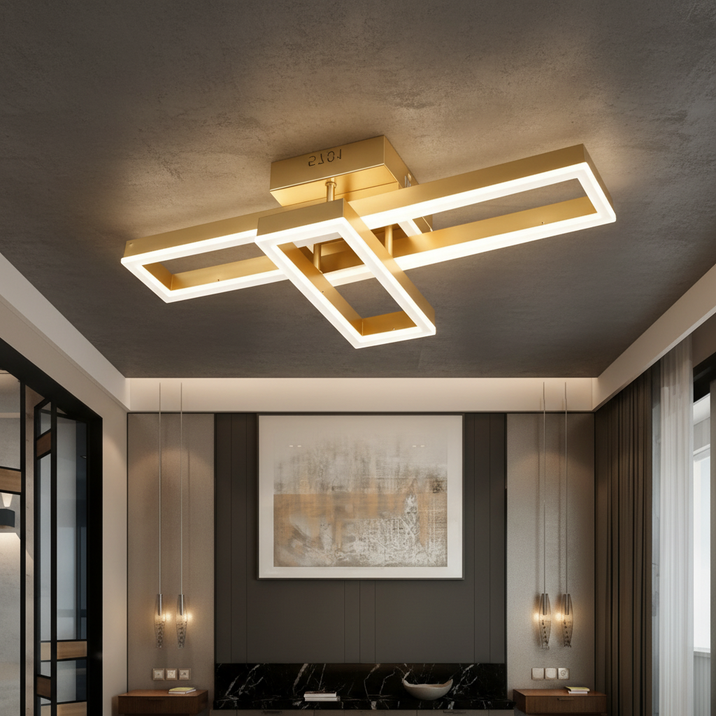 LED осветително тяло VION Gold еквивалент 300W с дистанционно