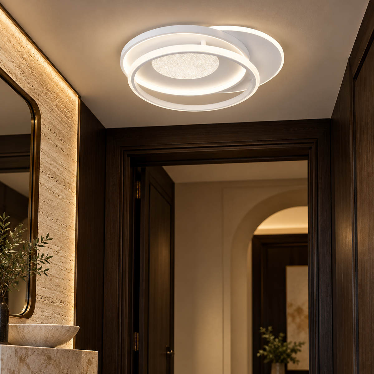 LED осветително тяло NOLTO Circle 3 функции Еквивалент 900W Дистанционно
