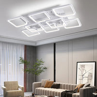LED осветително тяло SQUARE SUPREM Бяло Еквивалент 1200W С дистанционно управление