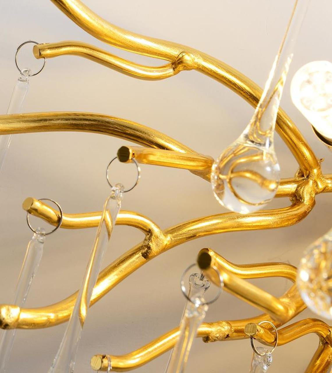 Аплик за стена Cristal Luxury Golden Tears