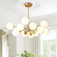 Осветително тяло Абажур MAT GOLD 12XE27 DX103/6+6