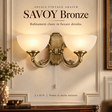 Аплик винтидж SAVOY Bronze 41CM