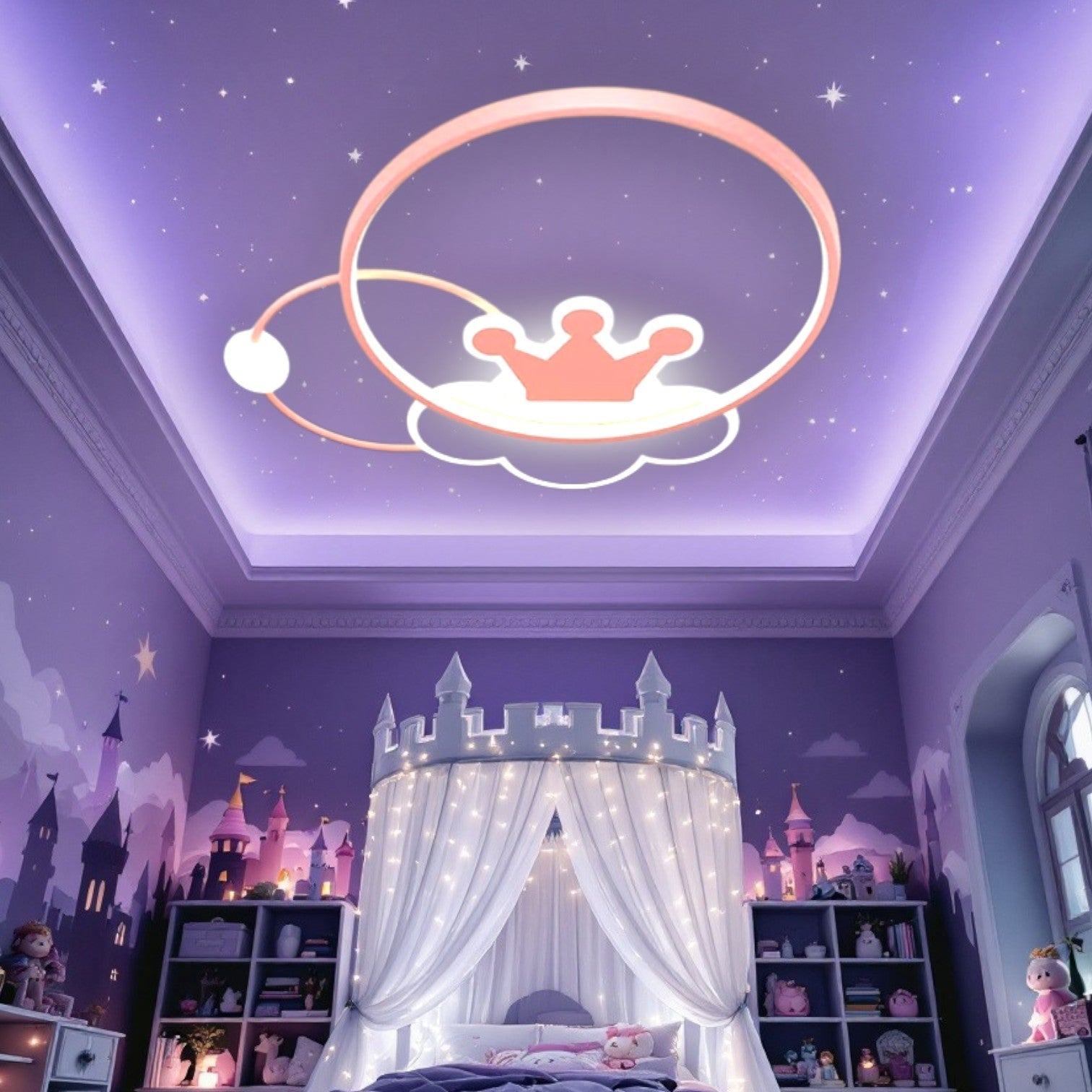 Осветително тяло LED 110W Pink Majesty с дистанционно, еквивалент 300W