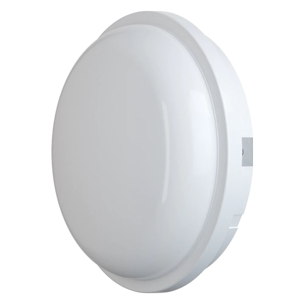 LED аплик 18W кръгъл BAT бял външен
