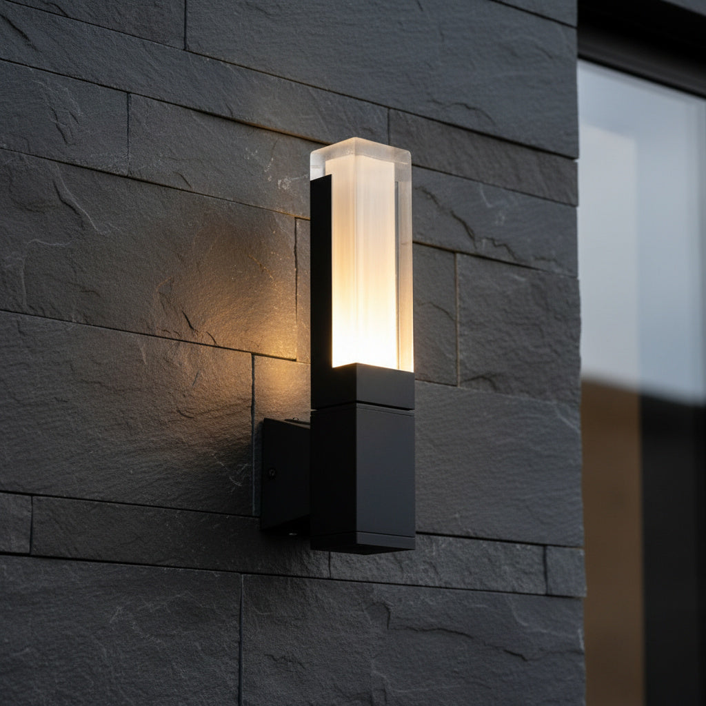 LED аплик за външен монтаж ROLO Black IP65